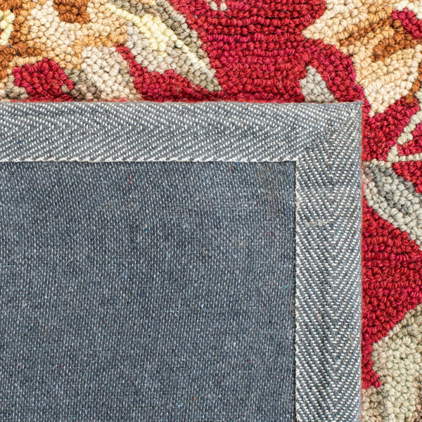 Lark Manor Hollander Handmade Red Rug & Reviews Wayfair